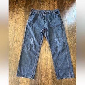 Vintage Wrangler Carpenter Orange Stitching Jeans